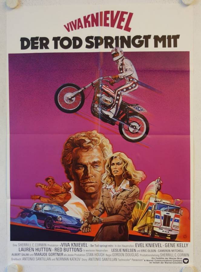 Viva Knievel! original release german movie poster